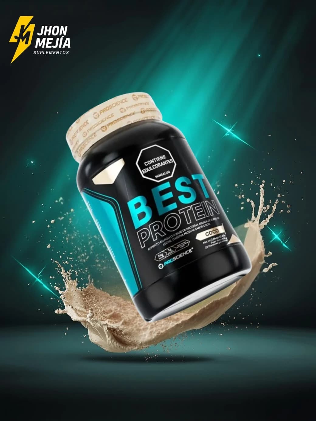 Best Protein de Proscience, Jhon Mejía Suplementos